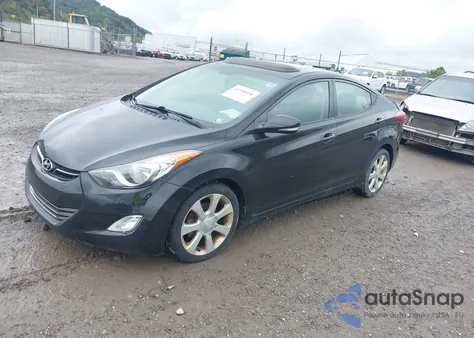 2013 Hyundai Elantra Limited from USA, damaged, VIN 5NPDH4AE7DH442486